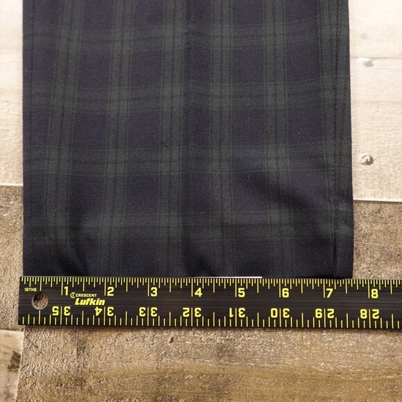 Raphaela by Brax Christiane W8 Pants Women’s 16 Short Blackwatch Plaid Wool - Picture 10 of 14